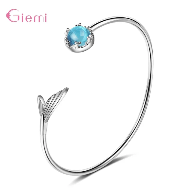 Butterfly Dragonfly Heart Charm Bangles 925 Sterling Silver Bracelets For Women Crystal Cuff Bracelet Zircon Jewelry Model 6