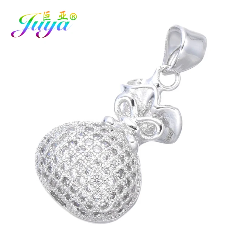 White Gold Juya DIY золото/серебро/розовое золото бабочка птица Слон Подвески поставки для модных ювелирных изделий браслет ожерелье изготовление - Окраска металла: White Gold