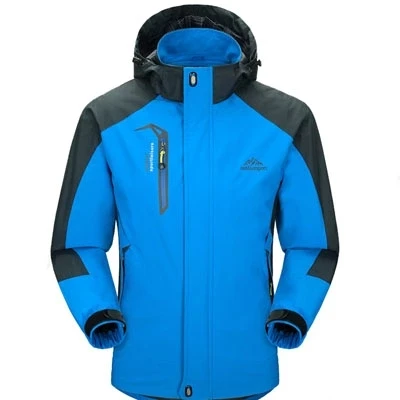 Новая весенне-осенняя мужская флисовая походная куртка мужская походная куртка для альпинизма водонепроницаемая ветрозащитная - Цвет: Royal Blue