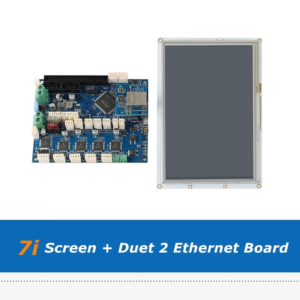 1 компл. Клон 32 бит Duet 2 Ethernet доска с 7 дюймов панель сенсорный экран Набор для ЧПУ FDM 3d принтер