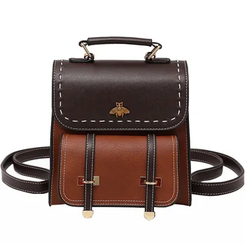 

Louis Woman Mini Bag high-grade Leather Backpack Anti Theft Black Small Leather Shoulder Bag Female Travel Backpack Girl Backbag