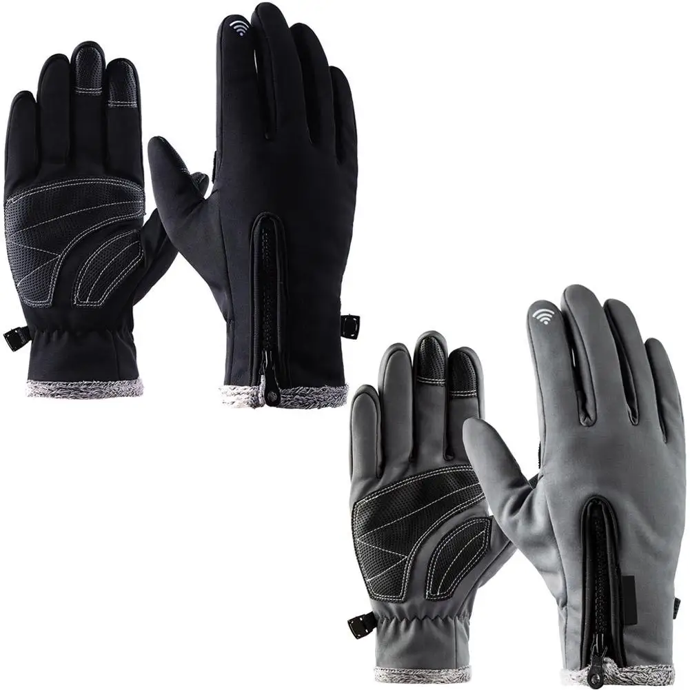 Outdoor Anti-slip Snowboard Ski Gloves Thermal Waterproof Touch Sreen Skiing Gloves Snow Winter Bike Cycling Bicycle Gloves Men