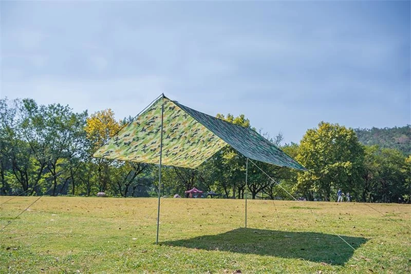 Waterproof Sun Shelter Tent Tarp 3x3m Outdoor Camping Hammock Rain Fly Anti UV Beach Tent Shade Camping Sunshade Awning Canopy (7)