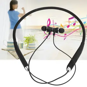 

Hanging Neck Folding Wireless headhones Bluetooth 5.0 Sport Noise Reduction Stereo Headset Neck-band Bluetooth headphone