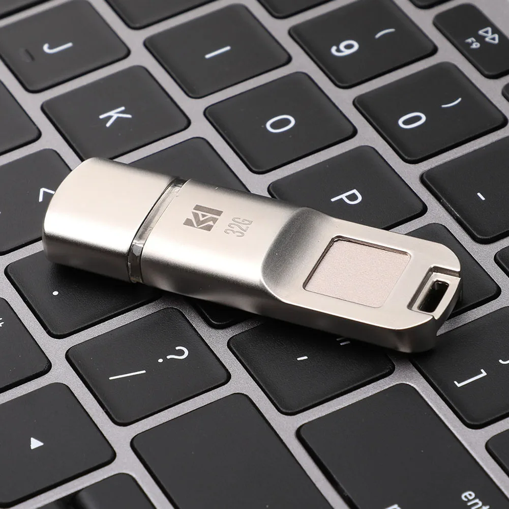 16/32/64G отпечатков пальцев блокировка USB 2,0 безопасности U диск флэш-накопитель USB Memory Stick мини ручка привода