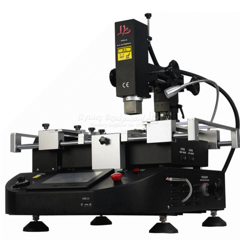 Новейший LY-R5860 LY-R5860C паяльная станция BGA 3 зоны