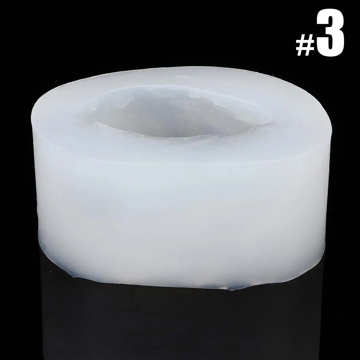 Mold 3 DIY Свечи силиконовые формы булыжника ручной работы ремесло форма для изготовления свечей - Цвет: Mold 3