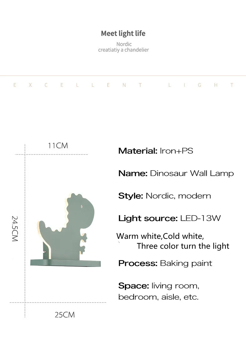 Lâmpada de parede led moderno dos desenhos