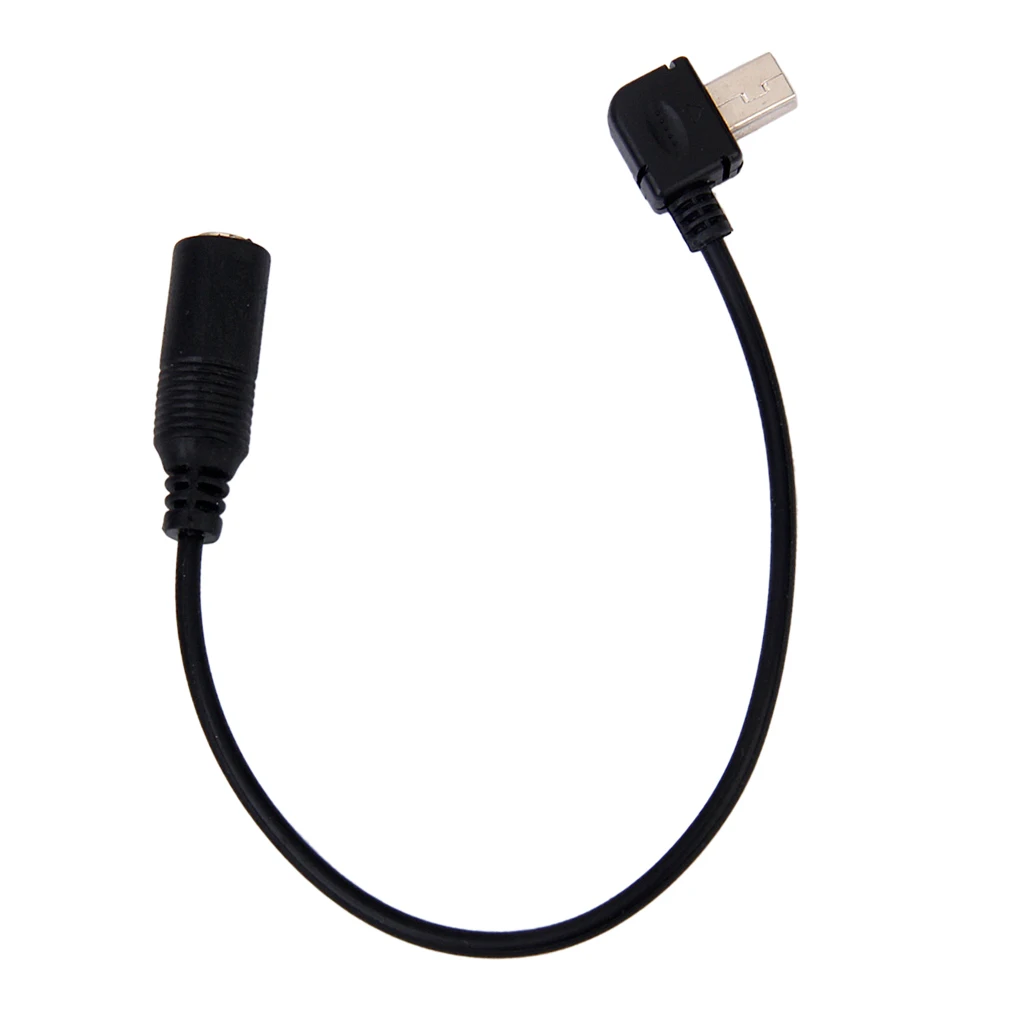 Mini USB to 3.5mm Microphone Mic Adapter Cable Cord for Gopro Hero 4/ 3/ 3+
