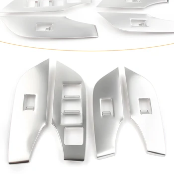 

Car Interior Window Lift Panel Switch Molding Decoration Cover Trims 4Pcs/Set For Toyota RAV 4 2019-2020 / RAV4 19 20