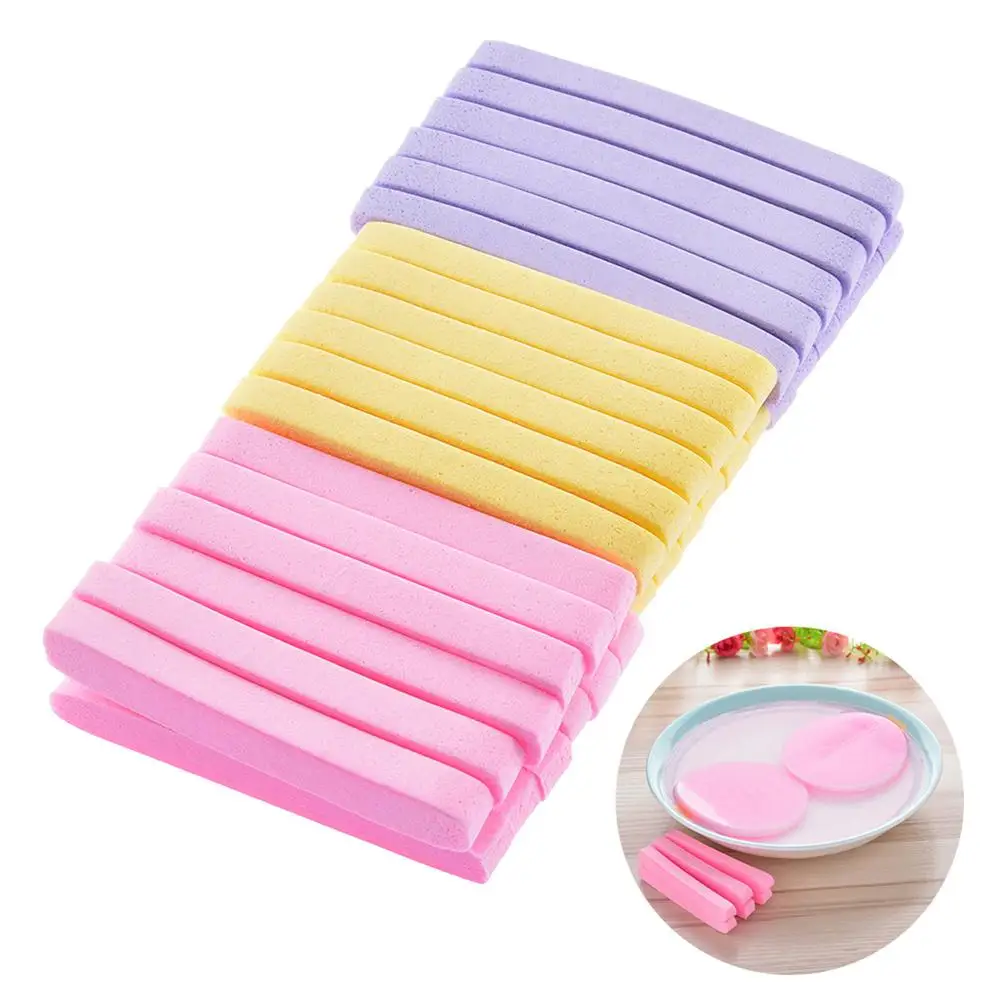 

12Pcs/Bag Professional Facial Cleanser Sponge Cosmetic Puff Compressed Cleansing Washing Pad Soft Makeup Tool easy to use