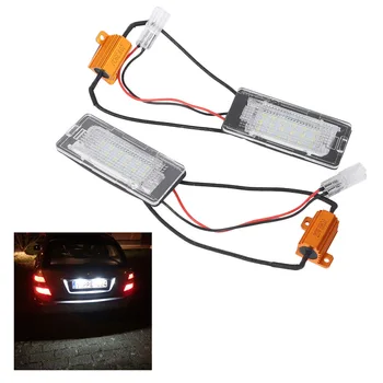 

18PCS LED Car License Number Plate Light Rear Lamp for Touran 1T GP2 / Touareg /Jetta VI / Polo 6R / Passat 3C B6 2009-2011