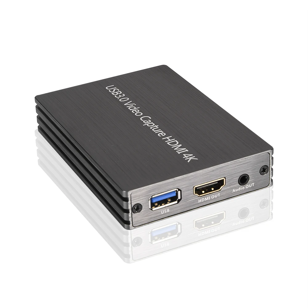 4K HDMI к USB 3 0 карта видеозахвата ключ 1080P 60fps Full HD видео рекордер коробка для Windows Linux