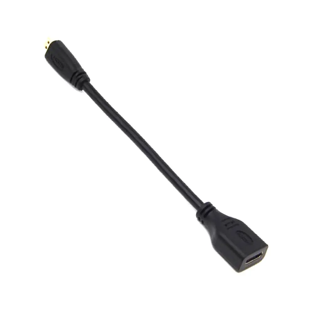 Micro HDMI Тип D штекер HDMI тип A женский кабель адаптер конвертер-соединитель для планшетных ПК ТВ мобильного телефона
