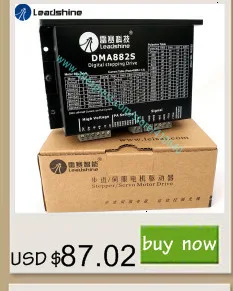 3 шт. Leadshine DM542-05 1A-4.2A 20-50VDC для Nema 17 Nema 23 42 57 шаговый двигатель 25000 импульсный за rev