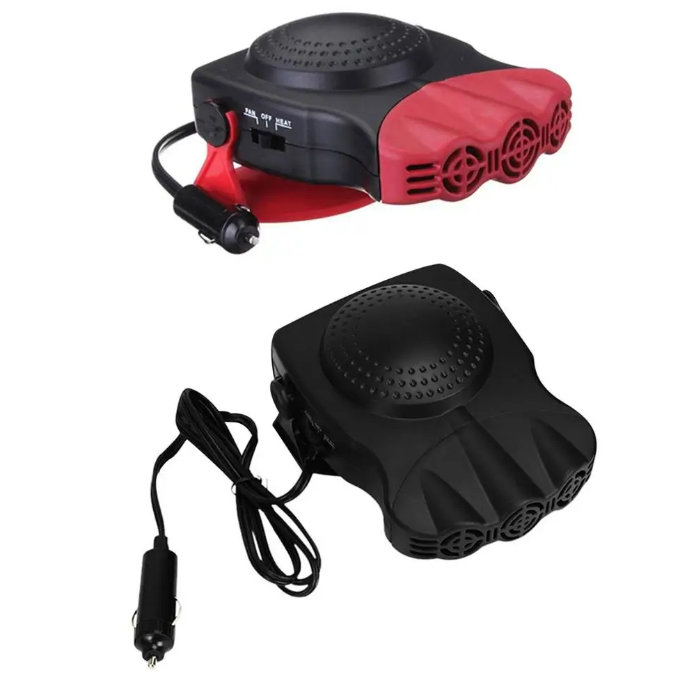 

Car Heater 12V 24V Car Electric Heater Wind Heater Auto Car Heating Portable With Swivel Handle Air Defrost Snow Defogger