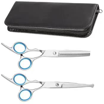 

2 Pcs Scissors Practical Sharp Strong Stainless Steel Durable Blades Pet Grooming Kit Grooming Tool for Dog