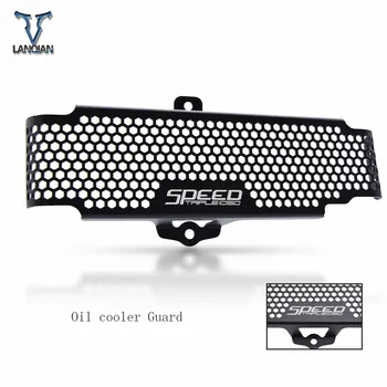 

Motorcycle Accessories CNC aluminum Oil cooler Guard Oil cooler Grill For Triumph Speed Triple 1050 S Oil Cooler Guard 2018 2019