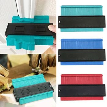 

5/6/10 inch Plastic Contour Gauge Contour Profile Copy Gauge Duplicator Wood Marking Tool Tiling Laminate Tiles General Tools