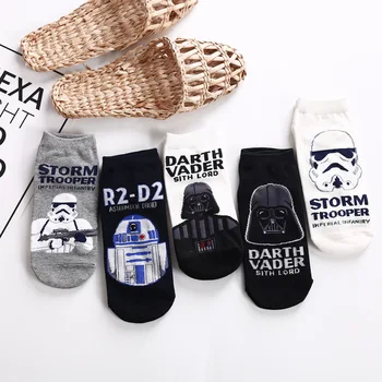 

Summer ladies creative personality skateboarding socks European and American cartoon anime robot socks boat socks street tide