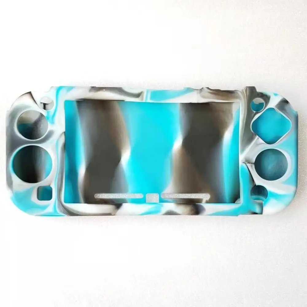 Camo Blue Мягкий силиконовый защитный чехол для nintendo Switch Lite Mini NX для kingd Switch Lite защитный чехол для контроллера - Цвет: Camo Blue