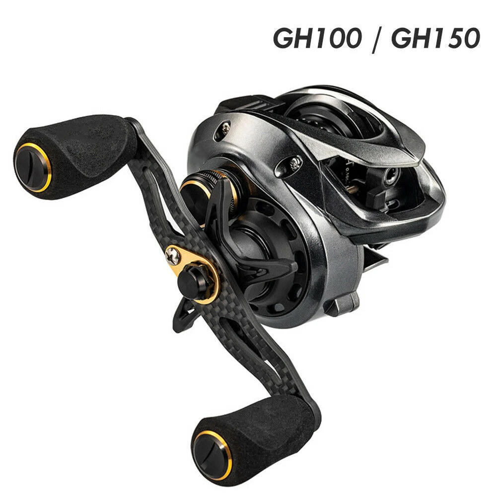 

Fishing Reel GH100 GH150 7.2:1 Carp Baitcast Casting Fishing Reels