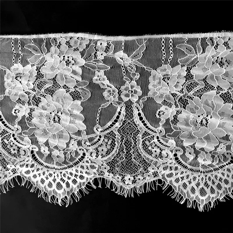 Лидер продаж 3 метра белая/Черная кружевная лента для ресниц Ширина 26 см модные
