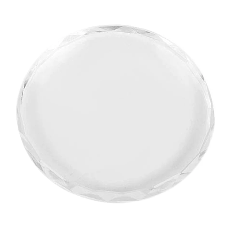 Стеклянная палитра для смешивания цветов для дизайна ногтей, прозрачная стеклянная Палитра для дизайна ногтей