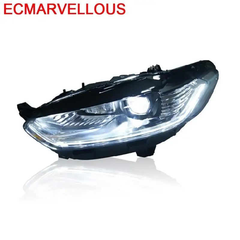 Cob Стайлинг Luces Para Авто дневные боковые поворотники сигнальные лампы ходовые светодиодные фары автомобильные огни в сборе 13 14 15 16 для Ford Mondeo