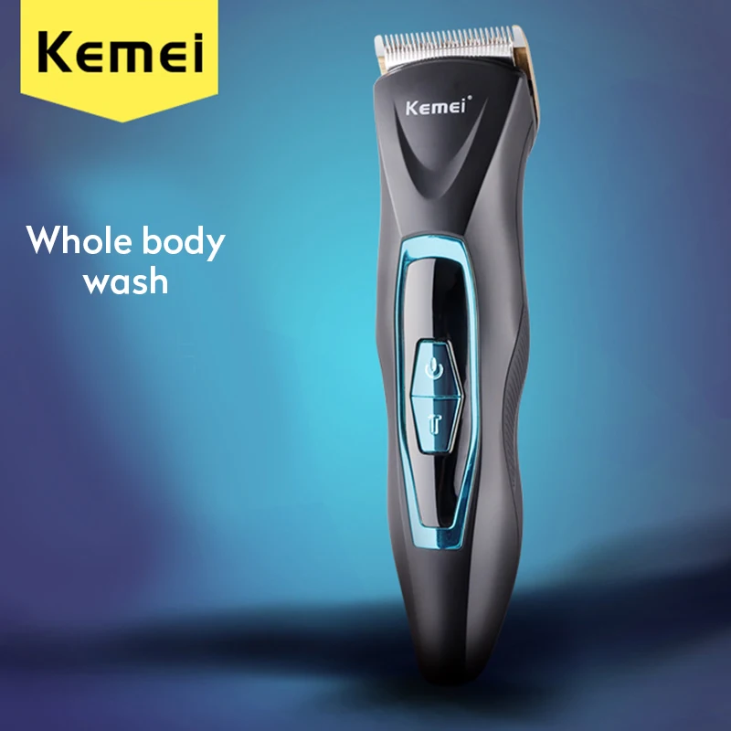 Kemei перезаряжаемая электрическая машинка для стрижки волос для мужчин, профессиональная машинка для стрижки волос, беспроводной электрический триммер для волос, KM-4003