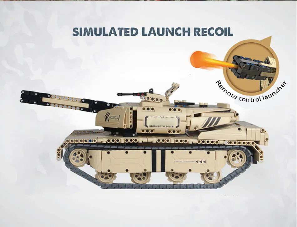1276 шт Technic 2,4G RC M1A2 модель танка строительные блоки Совместимые военные танки с дистанционным управлением Наборы кубиков игрушки для детей