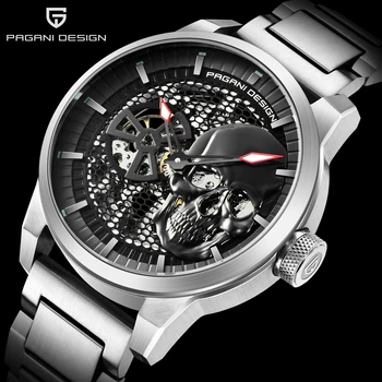 

PAGANI Design New Men's Watches Top brand luxury Wristwatch Mechanical Skeleton Clock 100m Waterproof Sport watch for Man 1665