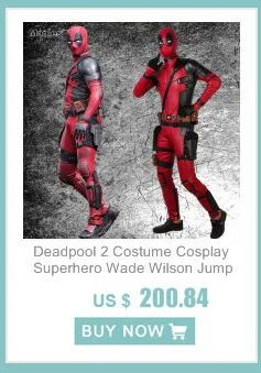Костюм Дэдпула 2 «Once Upon A Deadpool», «Wade Winston Wilson»; карнавальный костюм на Хэллоуин; вечерние ботинки без меча
