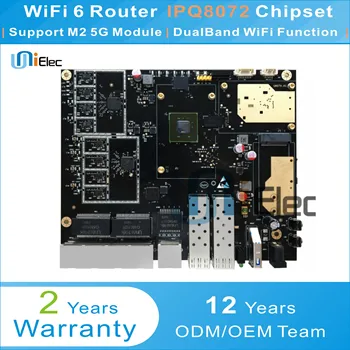 

WiFi 6 Router IPQ8072 Enterprise Wireless Dual band WIFI 802.11ax OpenWrt PCBA ODM OEM Board