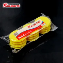 Автомобильная губка прессованная отделка восковая губка компрессионная круглая губка для воска 12 а сумка инструмент для чистки автомобиля