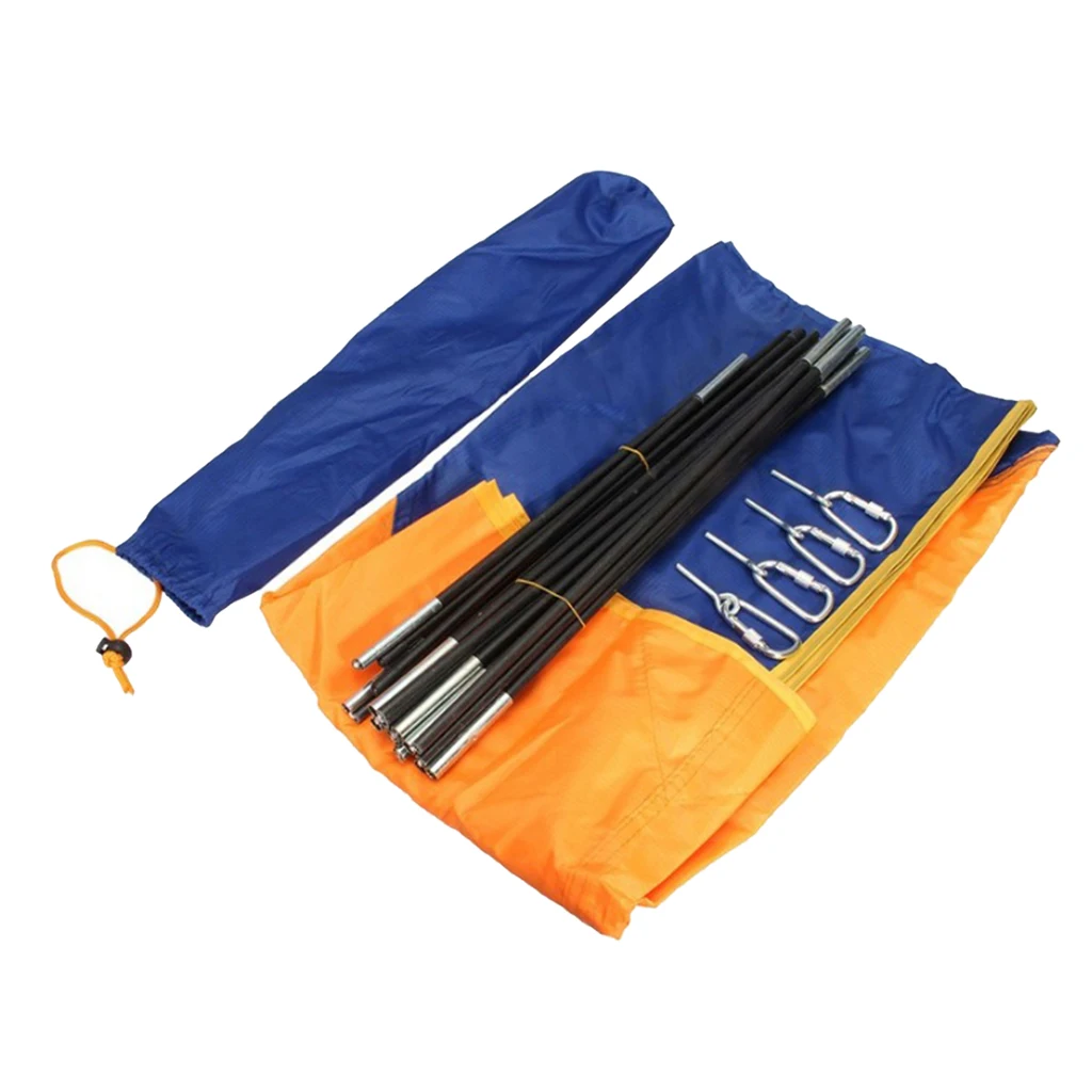 Sun shade sail camping tent accessories Kayak Sun Shade Fishing Tent Inflatable Boat Canoe Awning Canopy Rain Shelter Accessories for 2/3/4Person-Lightweight Durable