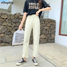 5xl Женские джинсы больших размеров с высокой талией, универсальные, новинка, Женская корейская мода, Топ Магазин,, брюки из денима, классические, простые