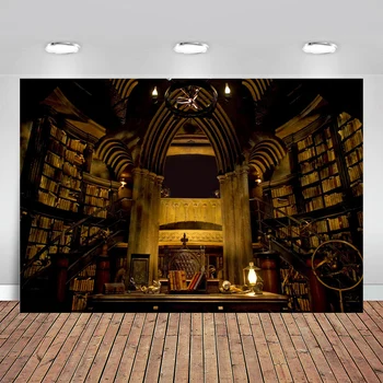 

Background Photography Stone Wall Library Books Cabinet Custom Photo Studio Backdrop Background Vinyl Photo Backdrop