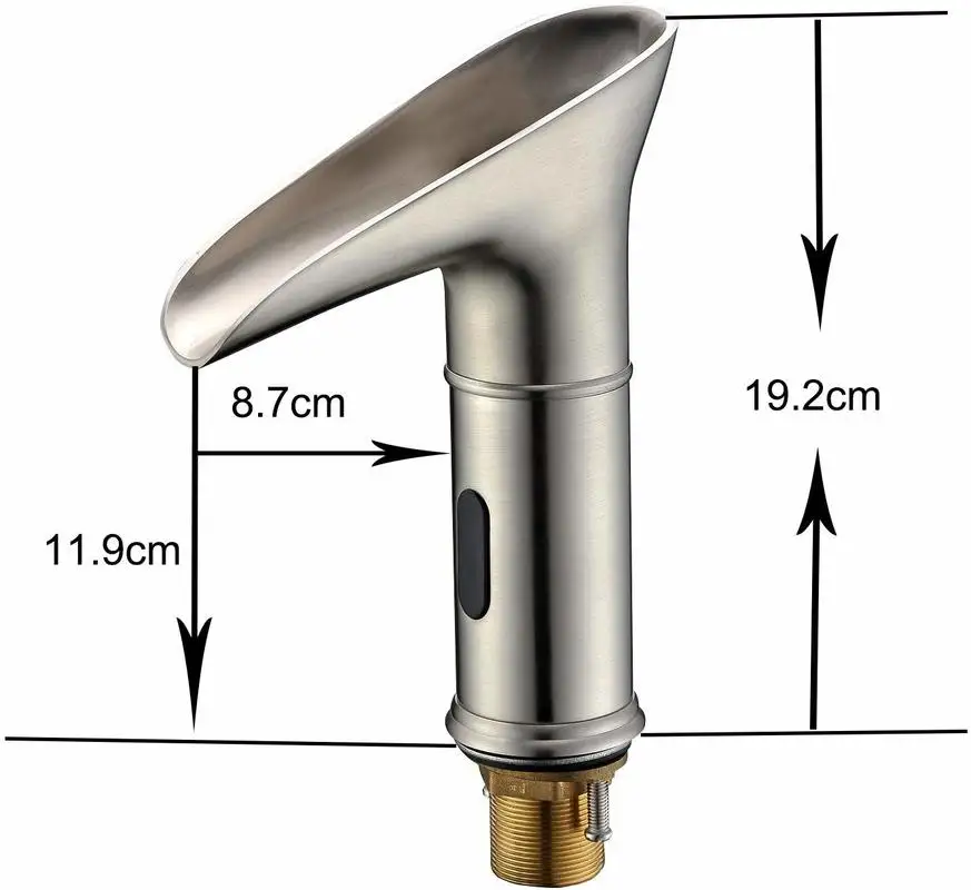 Светодиодный смеситель Yooap для раковины с автоматическим датчиком давления