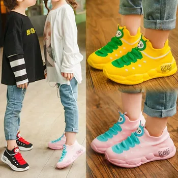 

Shoes For Kids Prewalkers Shoe 2020 Girls Boys Sport Stretch Mesh Shoes Cartoon Infant Kids Baby Running Sneakers Zapatos Nina