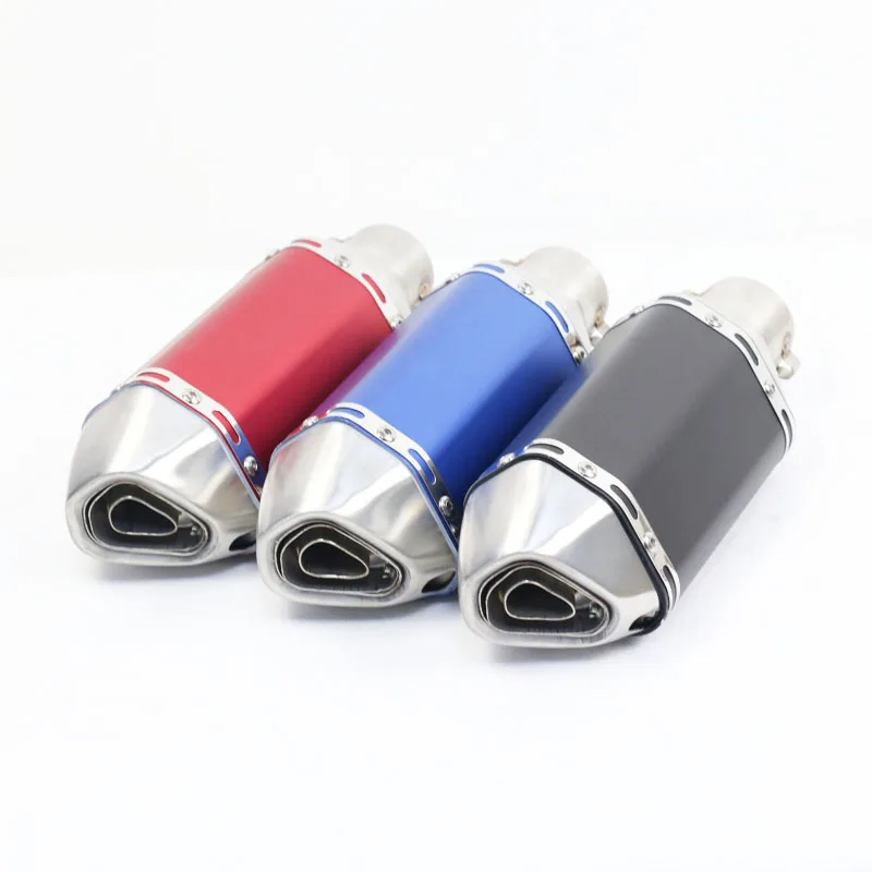 

Universal Motorcycle Exhaust L175mm Akrapovic Escape Moto Muffler Pipe With Removable DB Killer GY6 CB650F CB400 GSR600