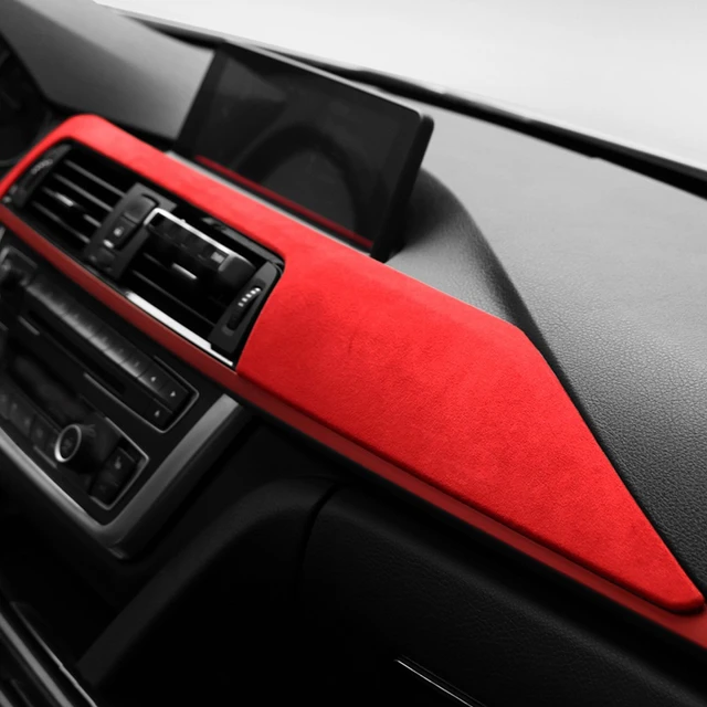 Alcantara Wrap Car Dashboard Panel Abs Cover Trim Car Interior Decoration  For Bmw F30 F31 F32 F34 F36 3gt 3 4 Series Accessories - Interior Mouldings  - AliExpress