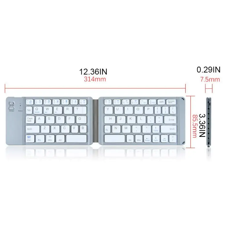 

Wireless Bluetooth Foldable Mini Keyboard Tablet Cellphone PC Universal Keypad