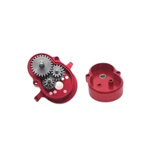 WPL – accessoires de mise à niveau et de Modification de voiture D12 1/10 RC, boîte de vitesses en métal, dents en acier, Installation Non Destructive