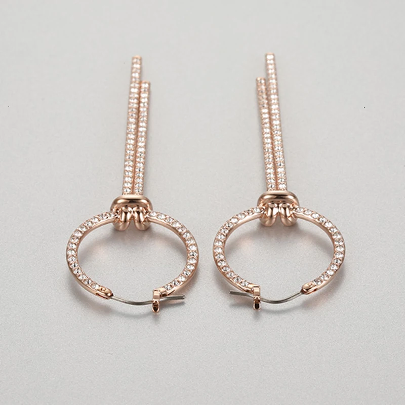 

Quality 1:1 swa new noble temperament free earrings