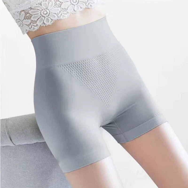 High Waist Slimming Pants Women Breathable Body Shaper Safety Panties Large Size Belly Tight-fitting Legging Shapewear shorts best shapewear for lower belly pooch Shapewear