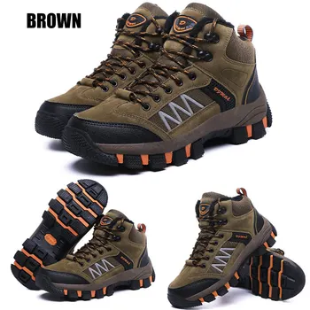 

Hot Selling Men Winter Shoes Snow Boots Outdoor Hiking Shoes Keep Warm Casual High Top Boots -B5