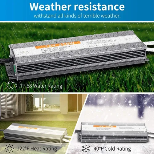 방수 조명 변압기 AC 220V To DC 12 V 24V LED 드라이버 전원 어댑터, 10W 100W 200W 400W 방수 12 V 전원 공급 장치 2