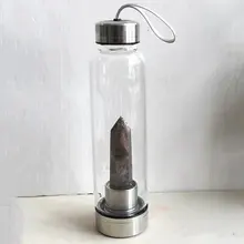 Креативная Хрустальная колонка, энергетическая чашка для воды, натуральный кристалл, чашка для воды, бутылка для напитков, Кристальное стекло, бутылка для воды, чашка для воды