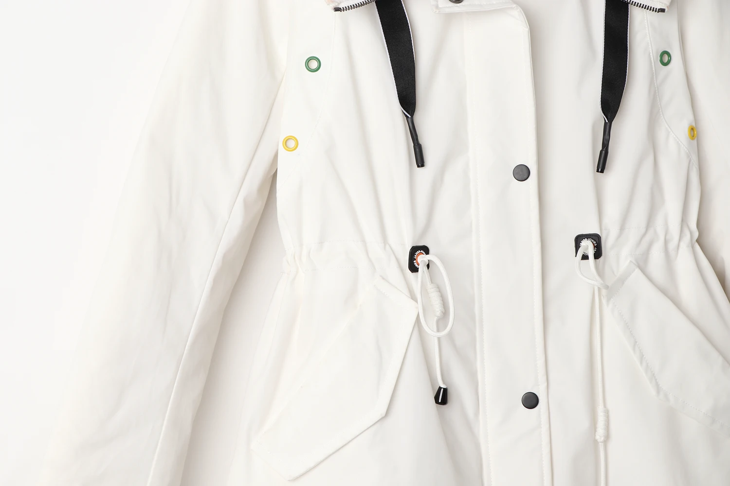 Зимняя модная оригинальная Женская куртка-пуховик с капюшоном из белой утки, Повседневная Водонепроницаемая Женская куртка с принтом